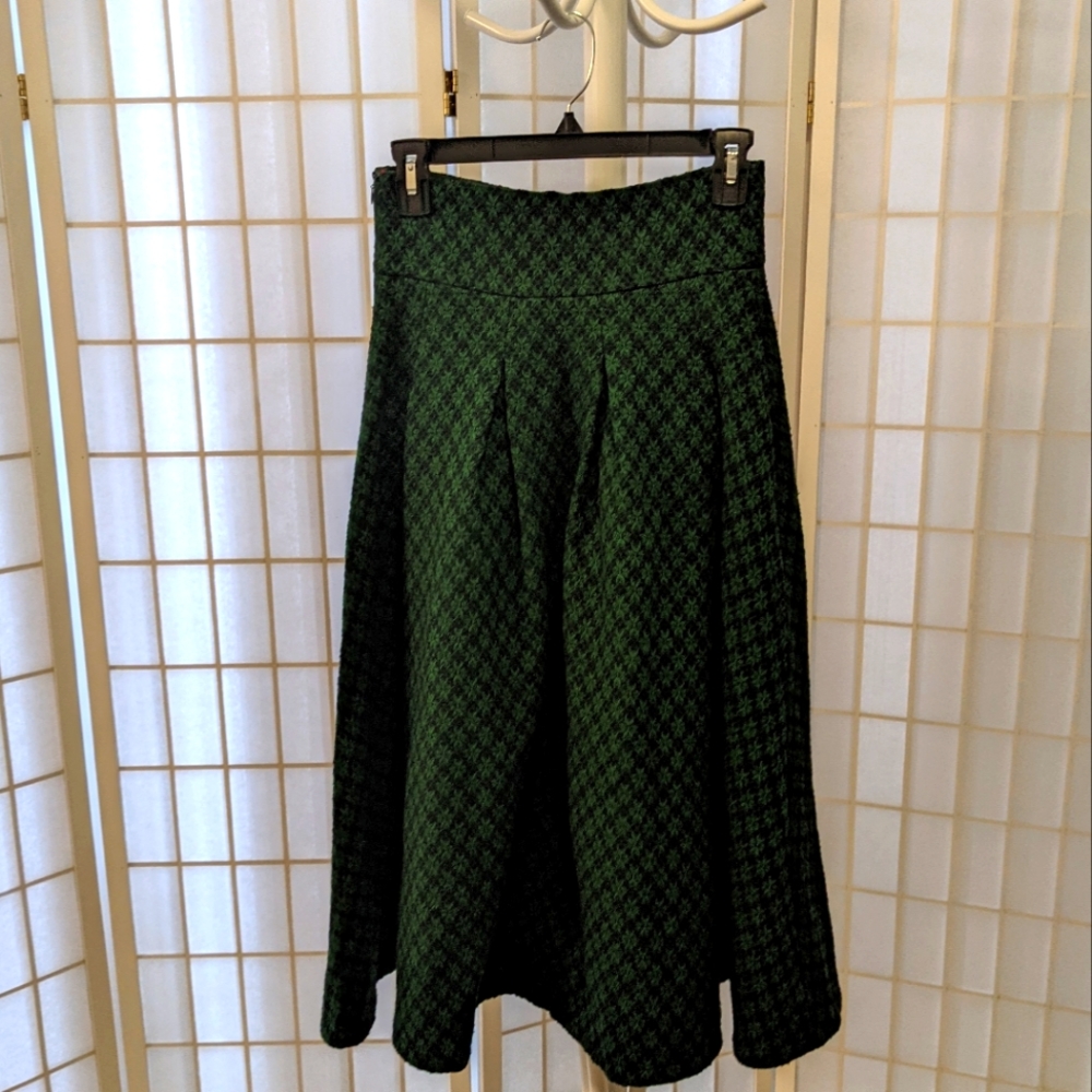 MAYSKAYA ROZA Wool Pleated Skirt
